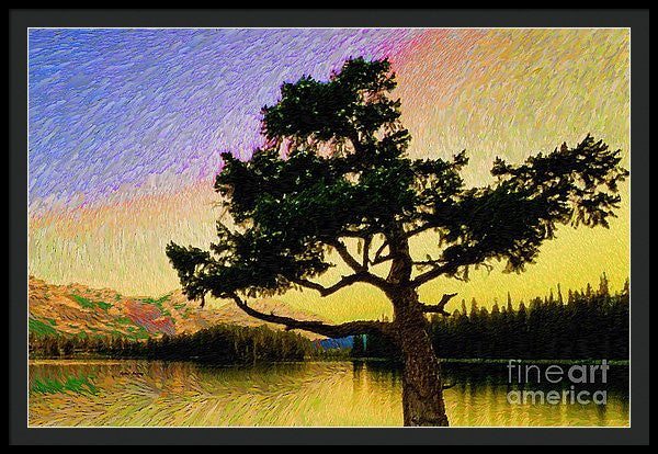 Framed Print - Abstract Landscape 0750