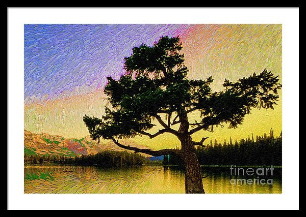 Framed Print - Abstract Landscape 0750