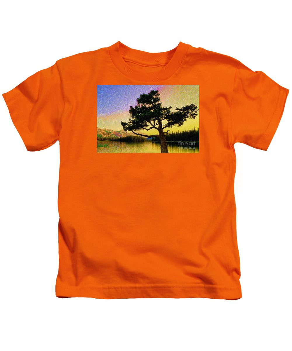 Kids T-Shirt - Abstract Landscape 0750