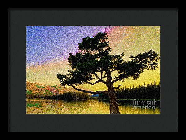 Framed Print - Abstract Landscape 0750