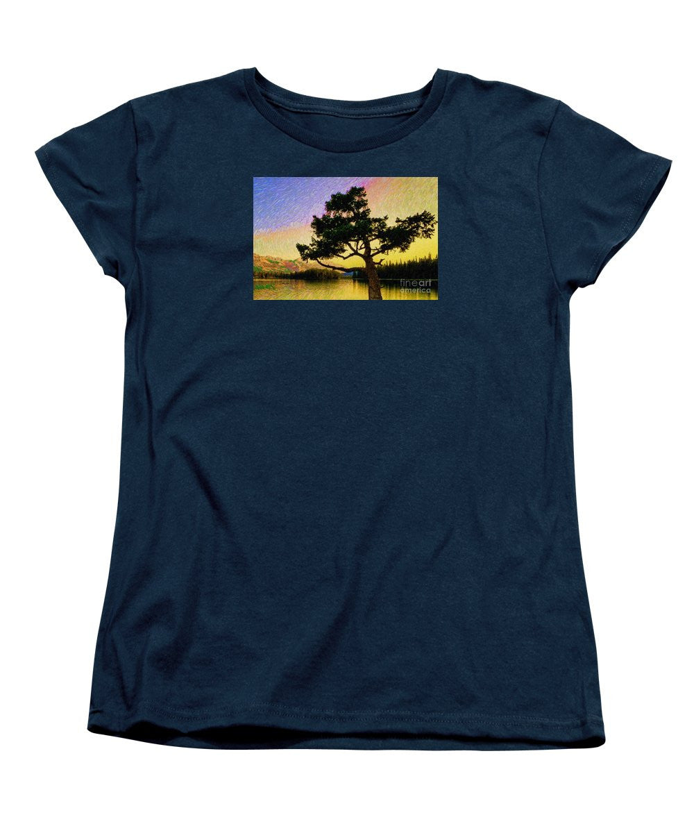 Women's T-Shirt (Standard Cut) - Abstract Landscape 0750