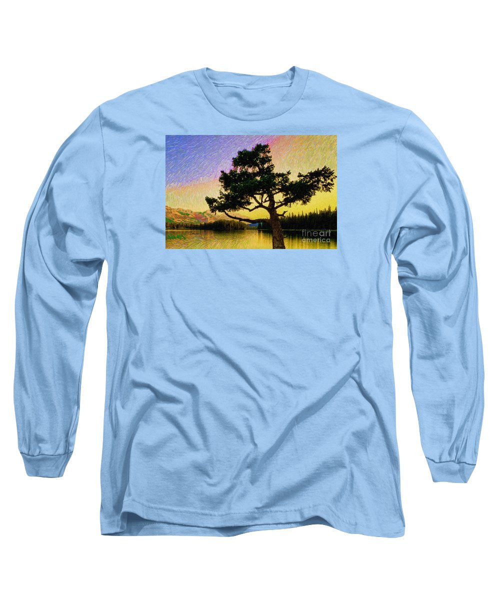 Long Sleeve T-Shirt - Abstract Landscape 0750