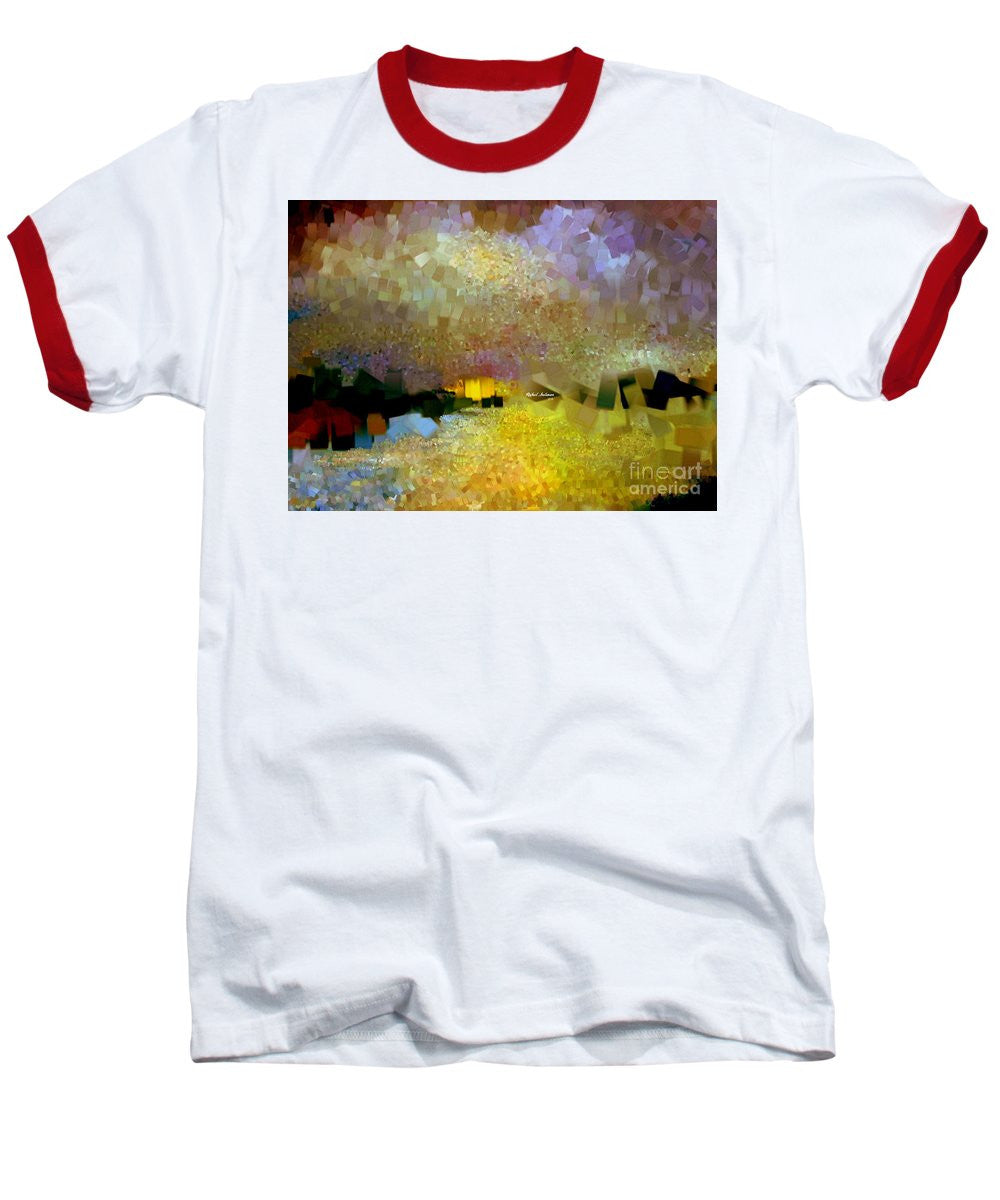 Baseball T-Shirt - Abstract Landscape 1520