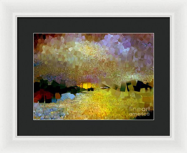 Framed Print - Abstract Landscape 1520