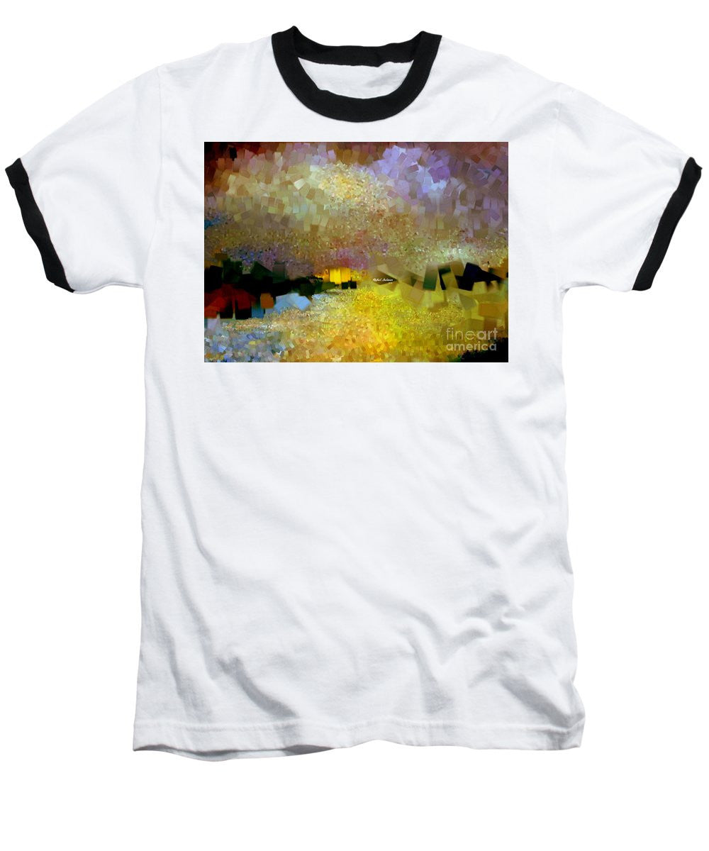 Baseball T-Shirt - Abstract Landscape 1520