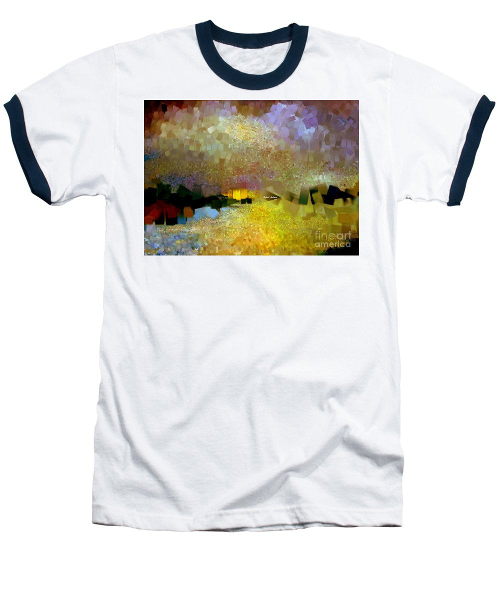 Baseball T-Shirt - Abstract Landscape 1520