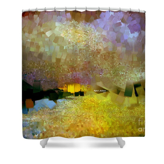 Shower Curtain - Abstract Landscape 1520