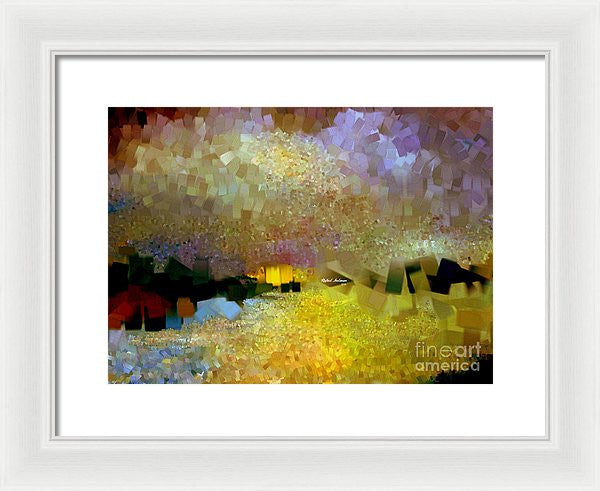 Framed Print - Abstract Landscape 1520