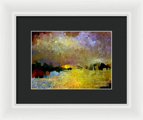 Framed Print - Abstract Landscape 1520