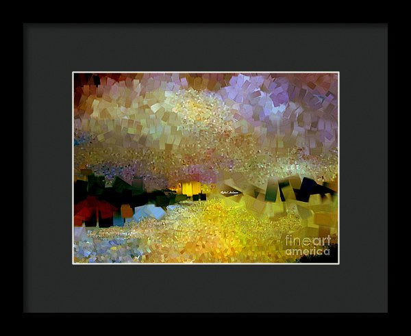 Framed Print - Abstract Landscape 1520