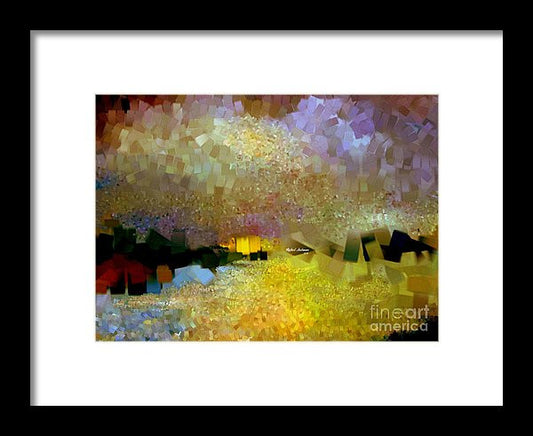 Framed Print - Abstract Landscape 1520