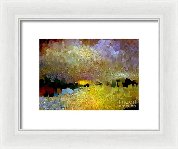 Framed Print - Abstract Landscape 1520