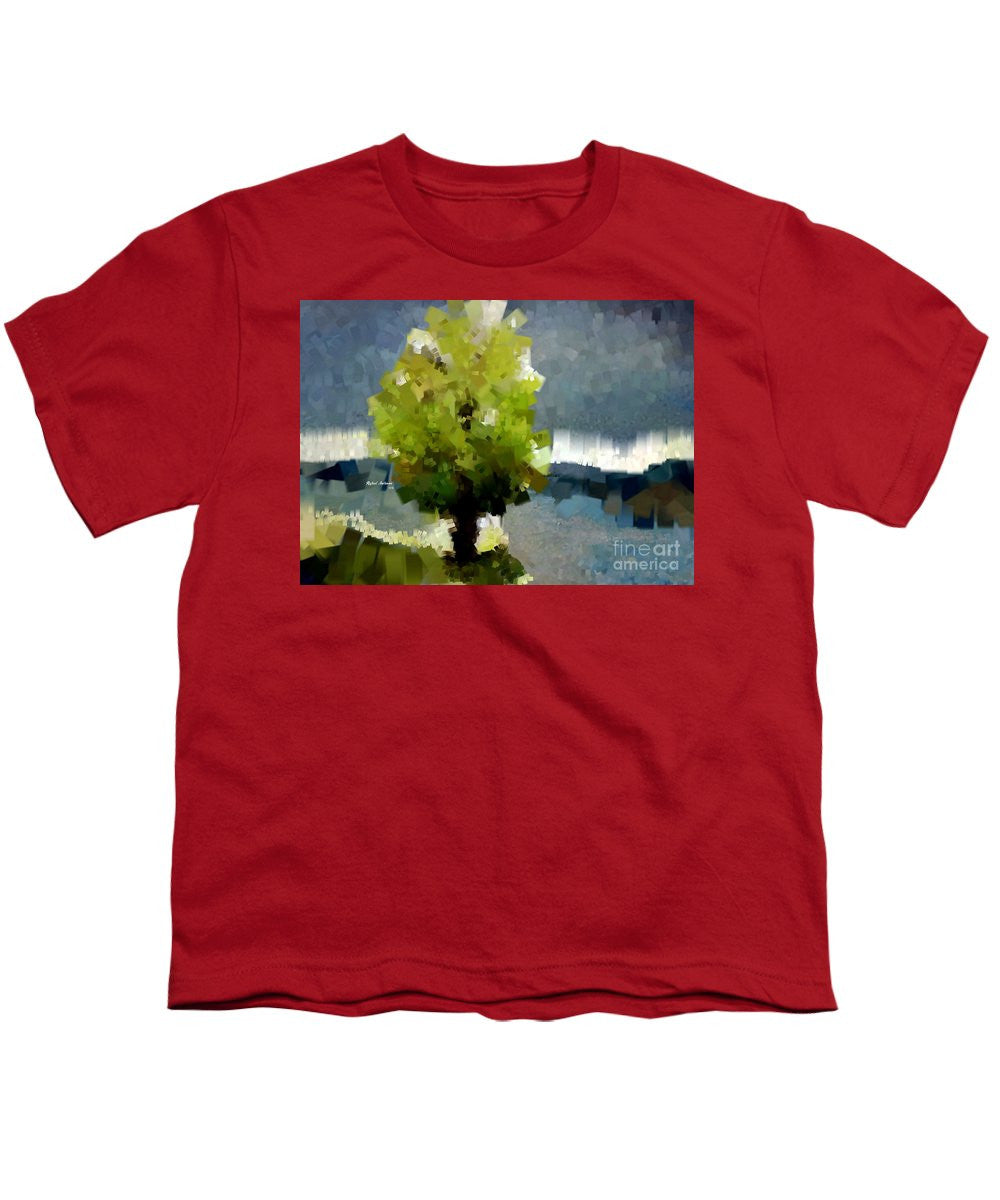 T-shirt pour jeunes - Paysage abstrait 1522