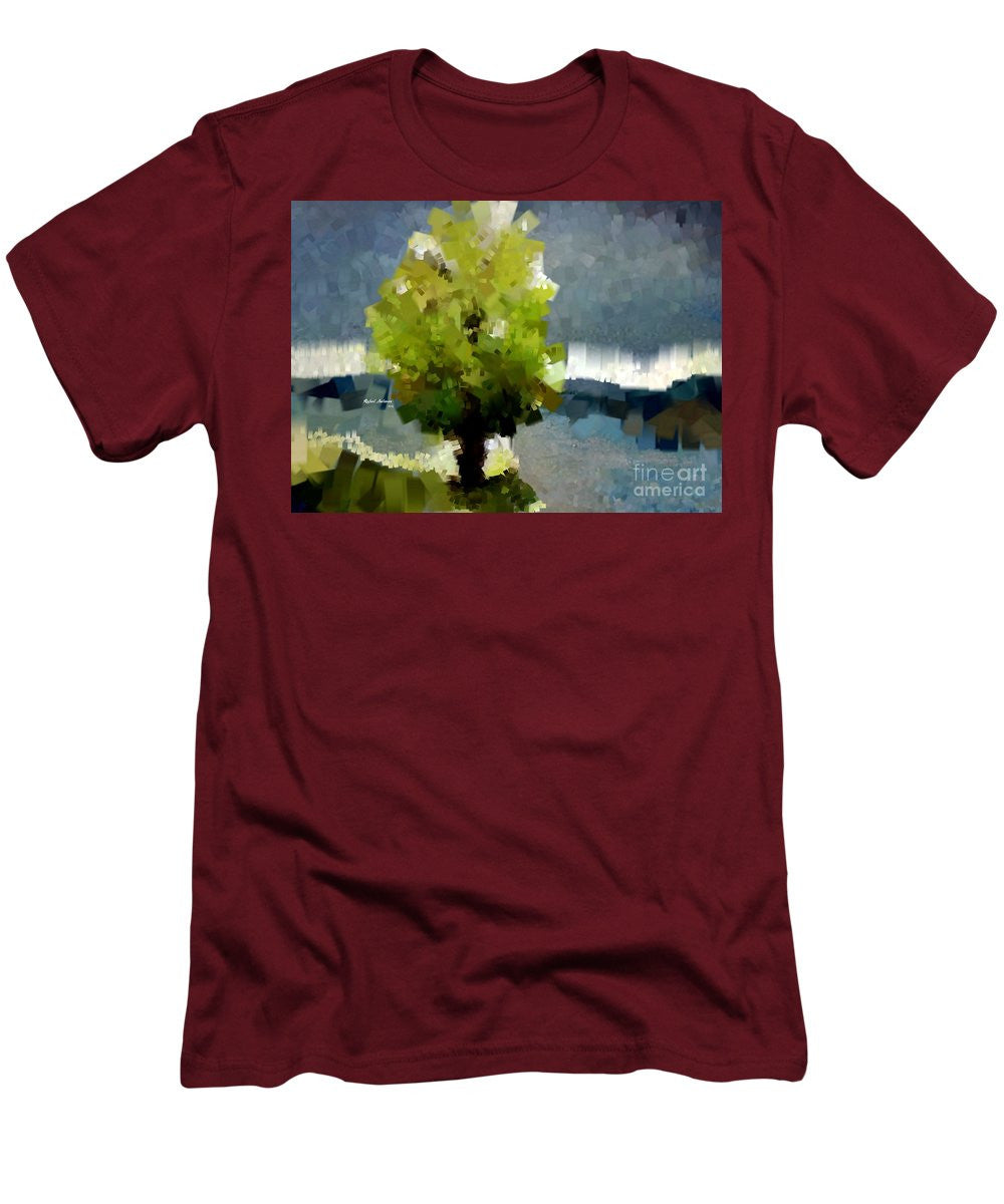 Men's T-Shirt (Slim Fit) - Abstract Landscape 1522