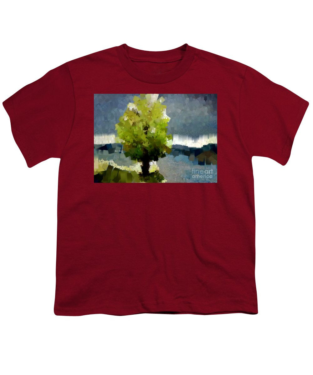 T-shirt pour jeunes - Paysage abstrait 1522