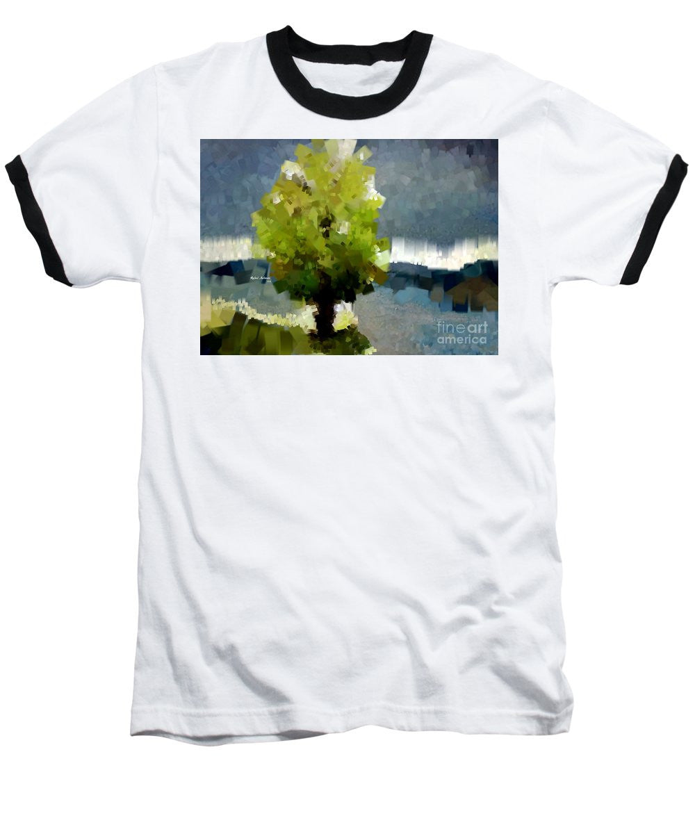 Baseball T-Shirt - Abstract Landscape 1522