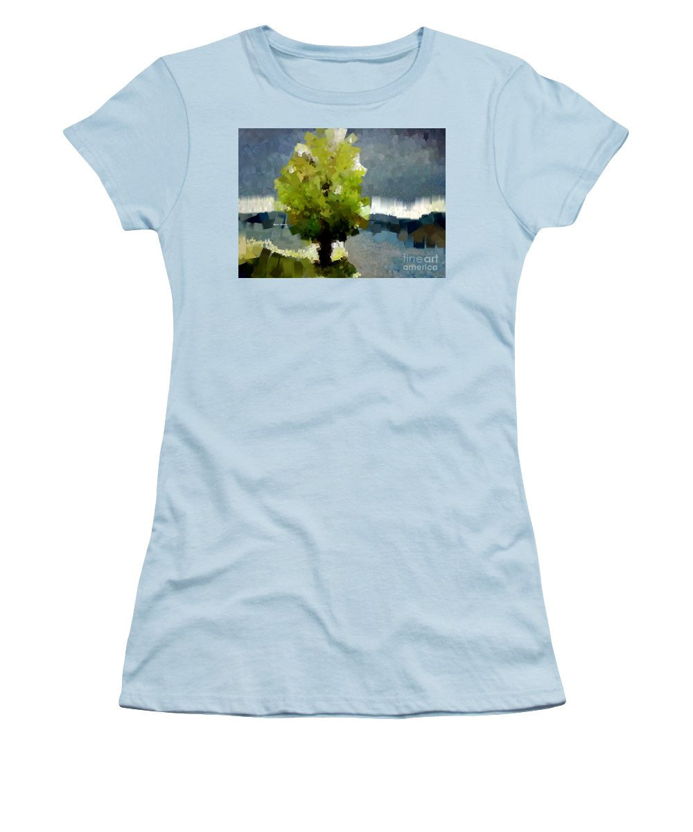 Women's T-Shirt (Junior Cut) - Abstract Landscape 1522