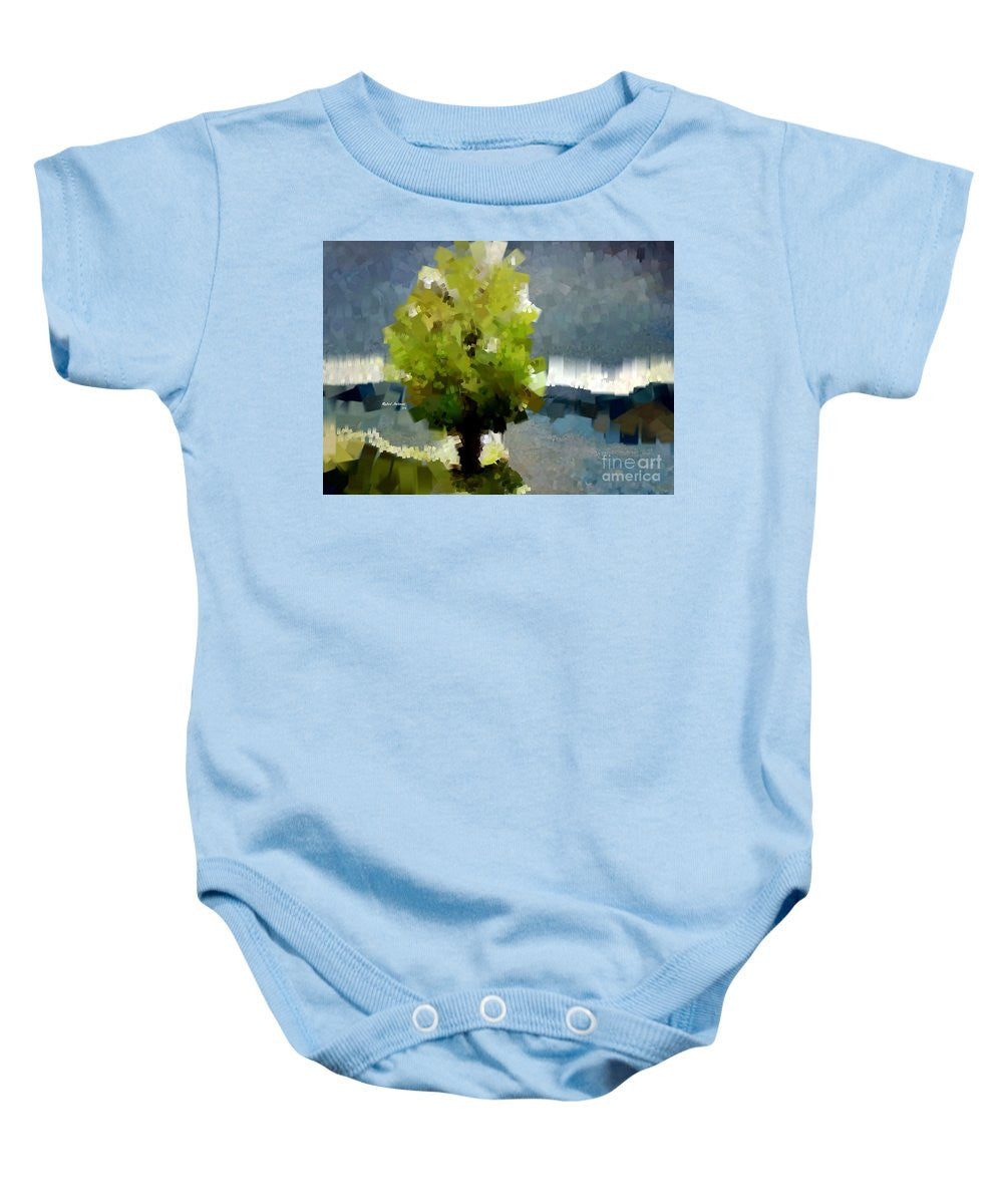 Baby Onesie - Abstract Landscape 1522