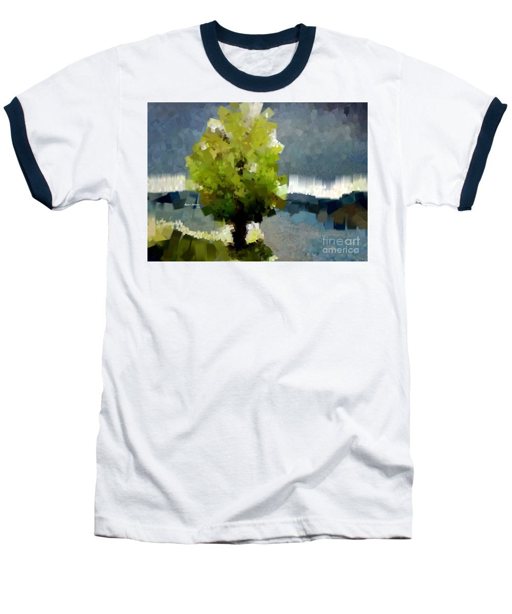 Baseball T-Shirt - Abstract Landscape 1522