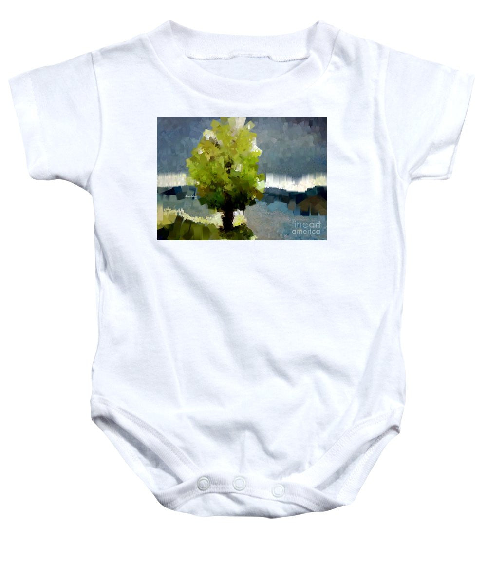 Baby Onesie - Abstract Landscape 1522