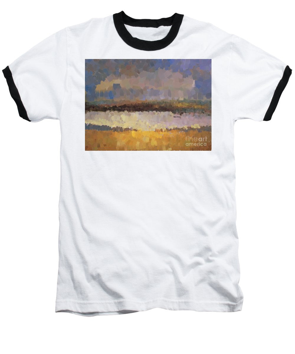 Baseball T-Shirt - Abstract Landscape 1524