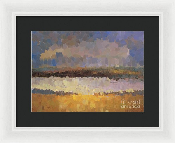 Framed Print - Abstract Landscape 1524