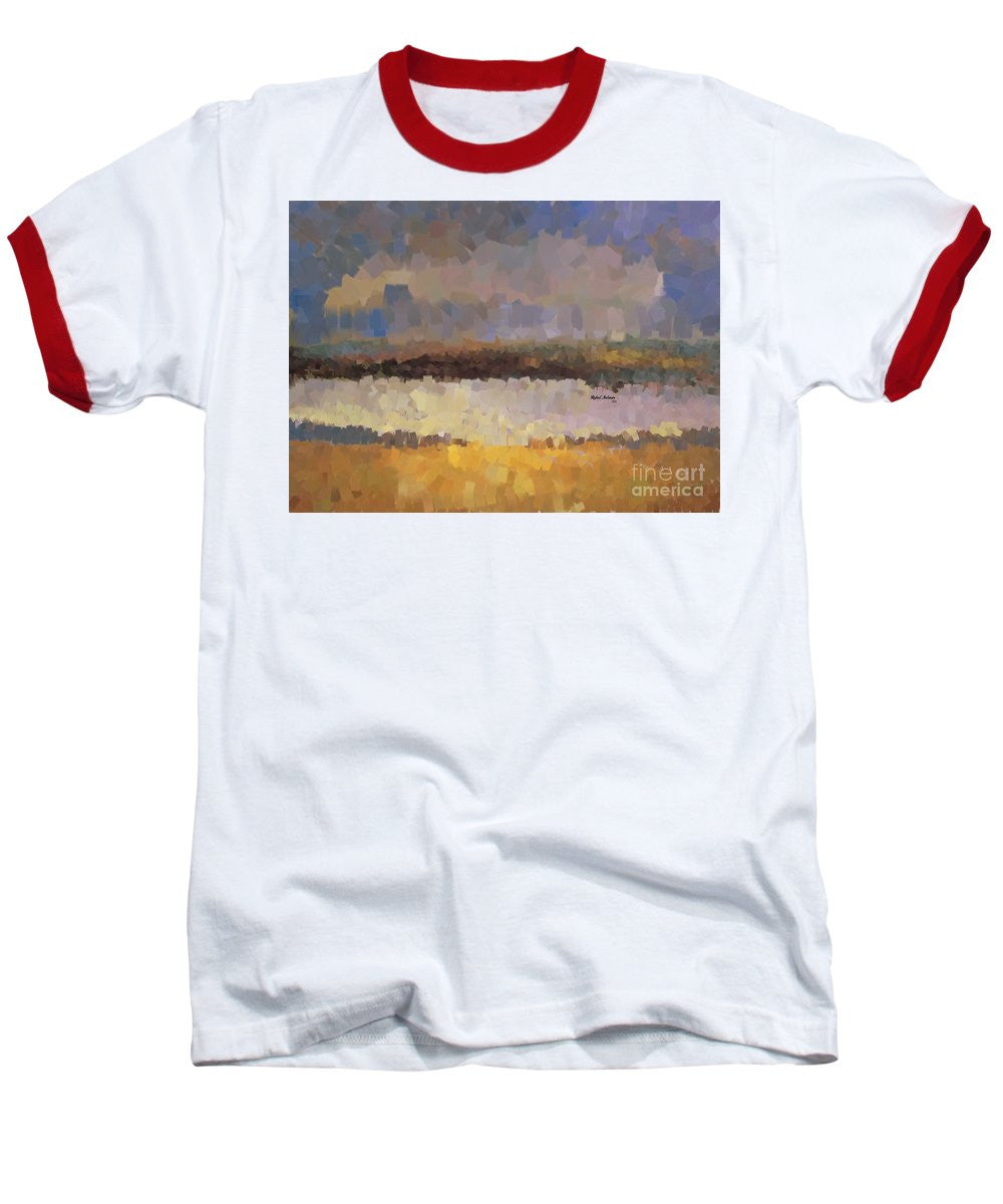 Baseball T-Shirt - Abstract Landscape 1524