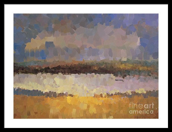 Framed Print - Abstract Landscape 1524