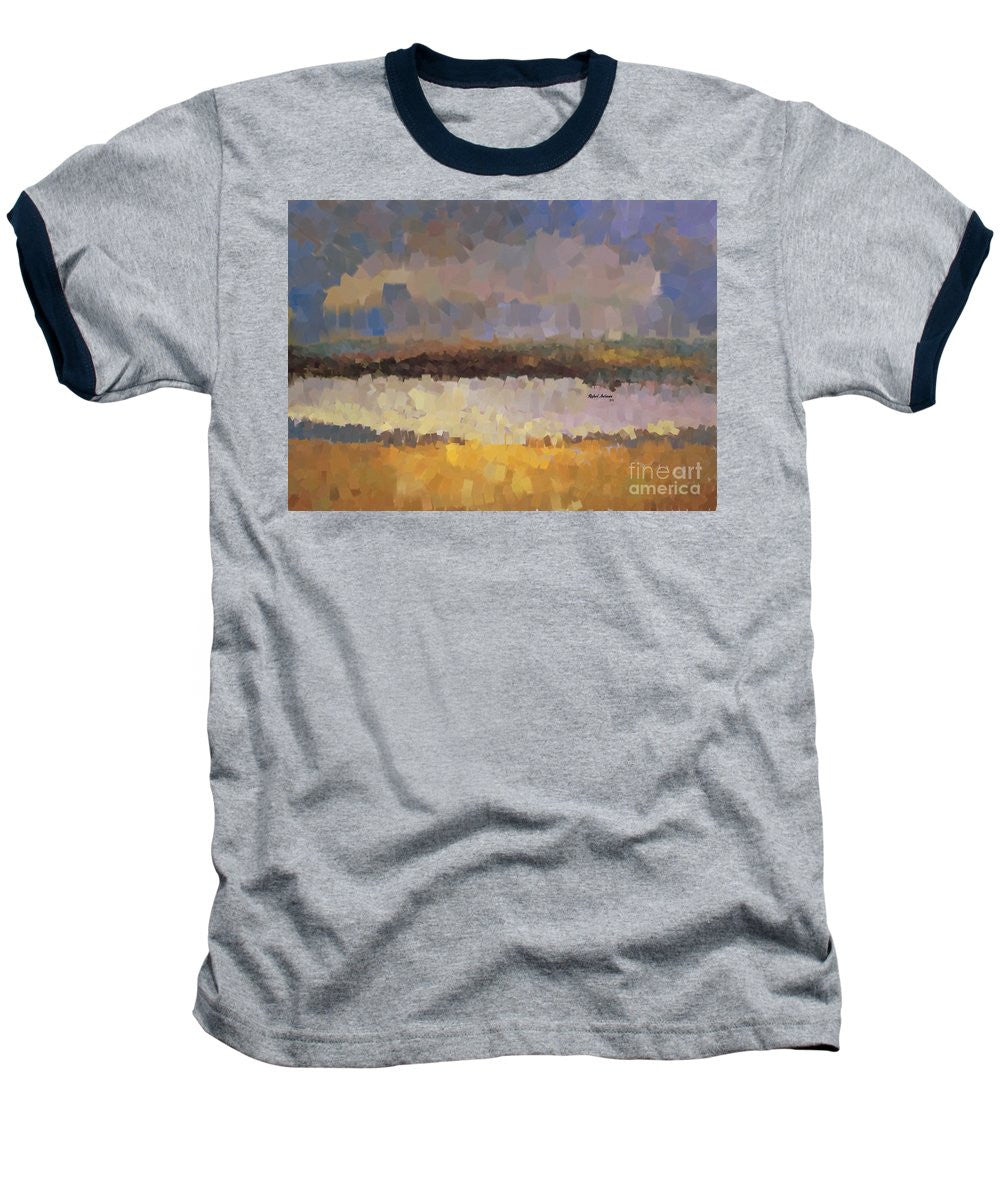 Baseball T-Shirt - Abstract Landscape 1524