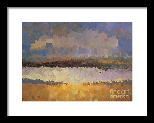 Framed Print - Abstract Landscape 1524