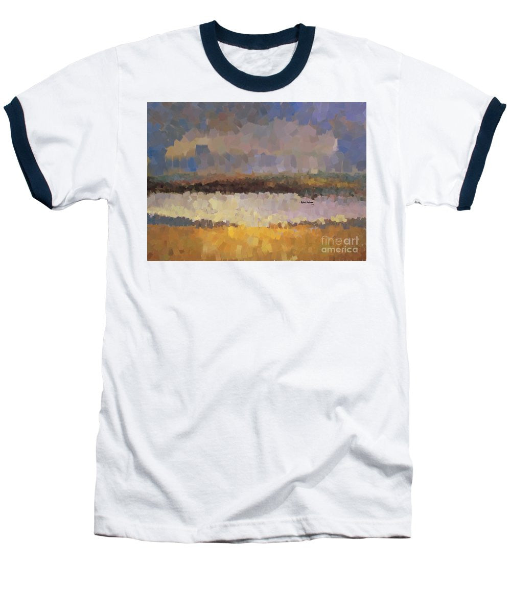 Baseball T-Shirt - Abstract Landscape 1524