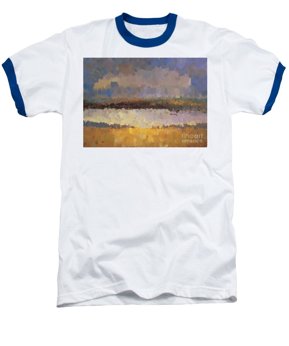 Baseball T-Shirt - Abstract Landscape 1524