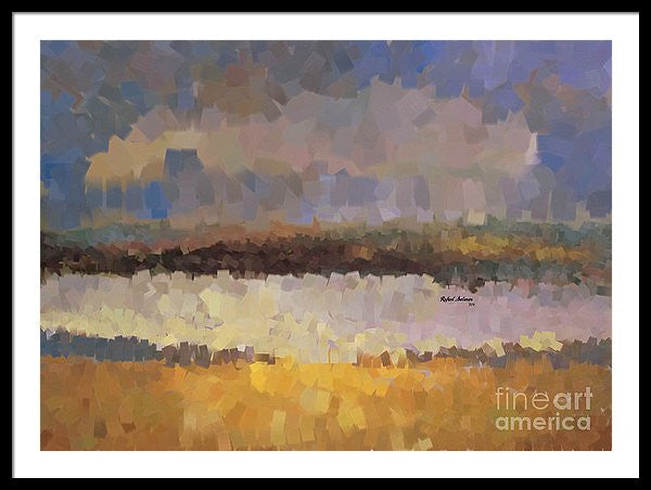 Framed Print - Abstract Landscape 1524