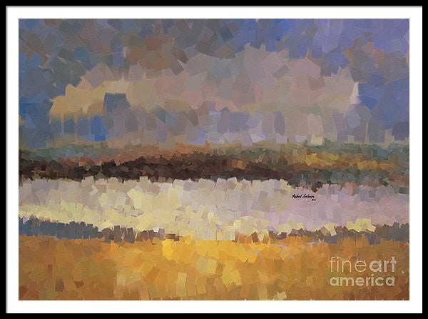 Framed Print - Abstract Landscape 1524