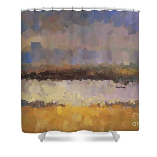 Shower Curtain - Abstract Landscape 1524