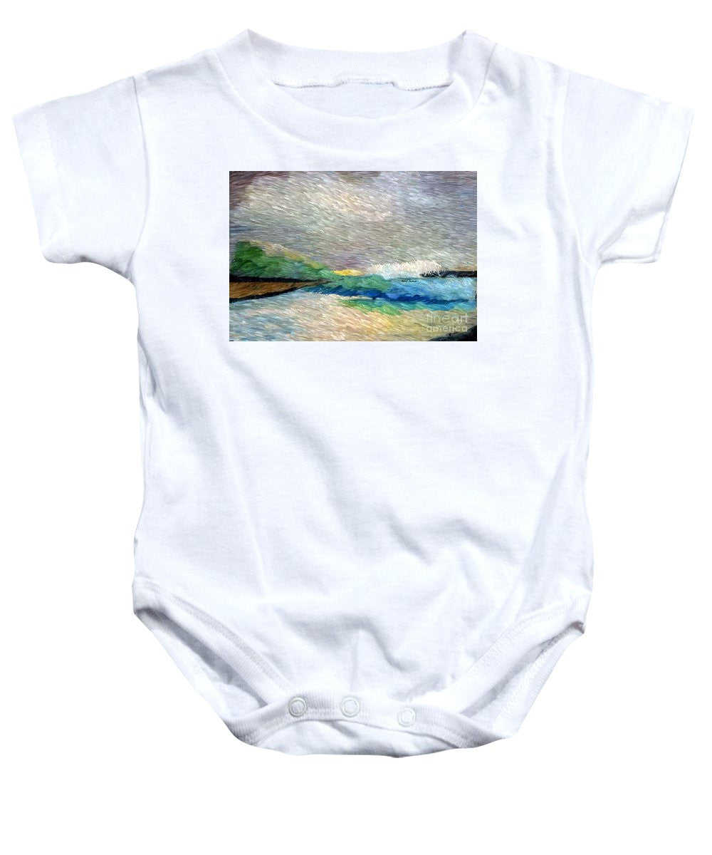 Baby Onesie - Abstract Landscape 1525