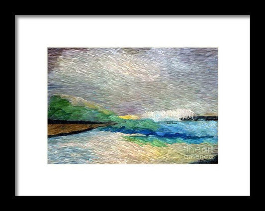 Framed Print - Abstract Landscape 1525