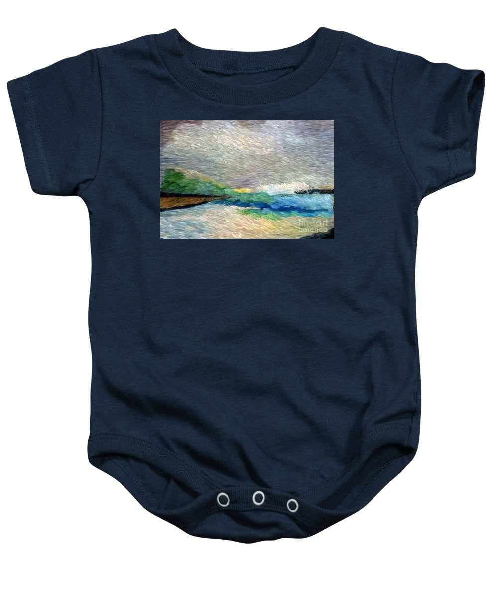 Baby Onesie - Abstract Landscape 1525