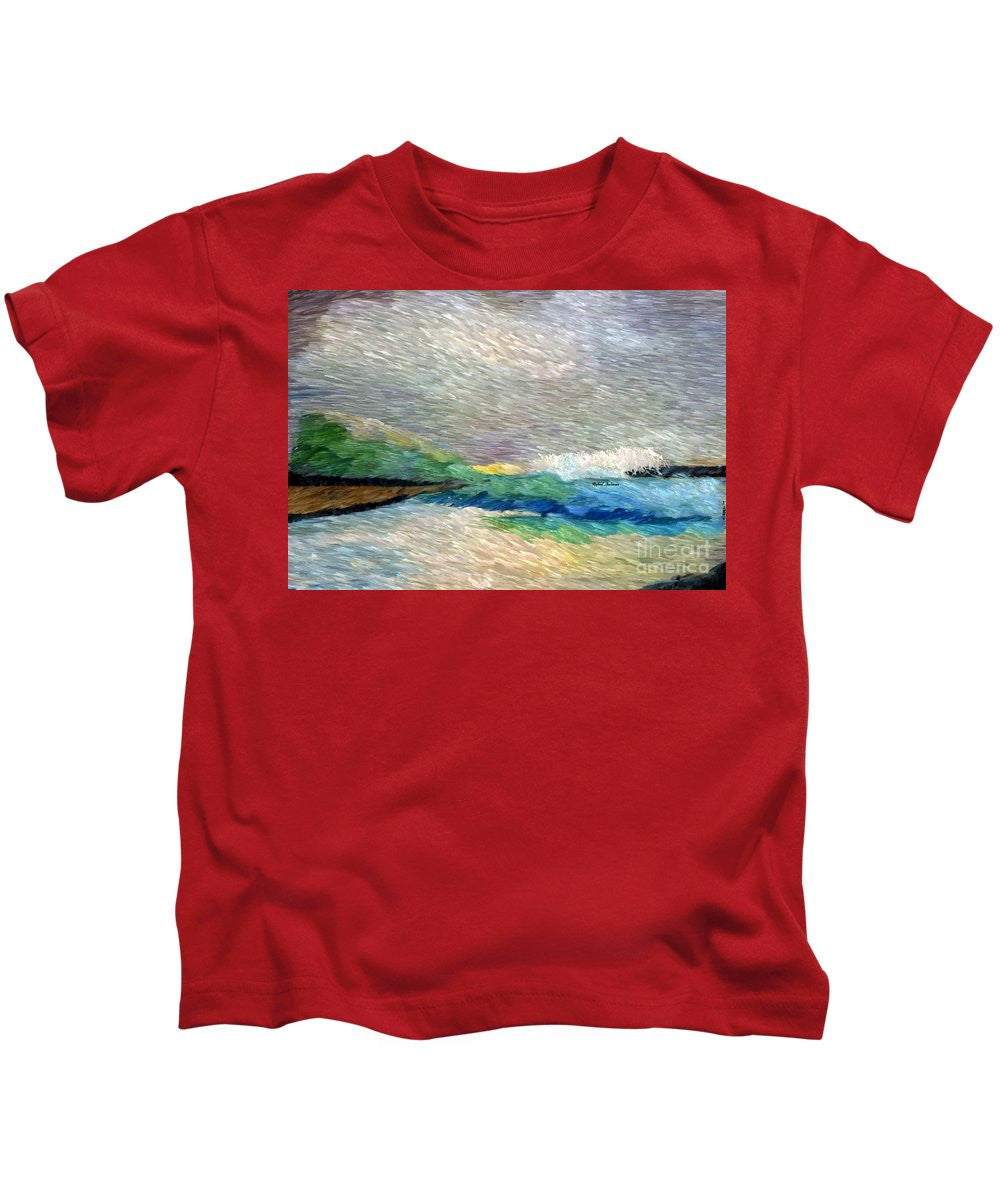 T-shirt pour enfant - Paysage abstrait 1525