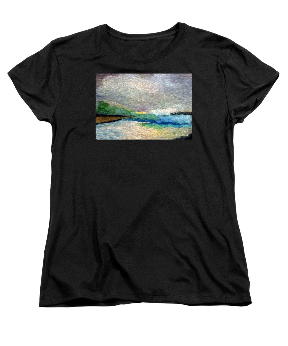 Women's T-Shirt (Standard Cut) - Abstract Landscape 1525