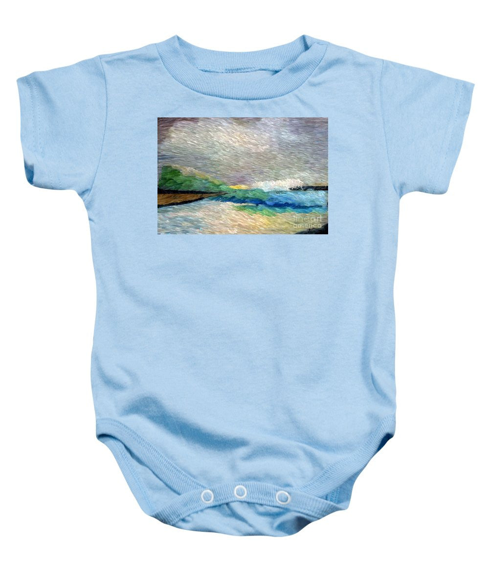 Baby Onesie - Abstract Landscape 1525