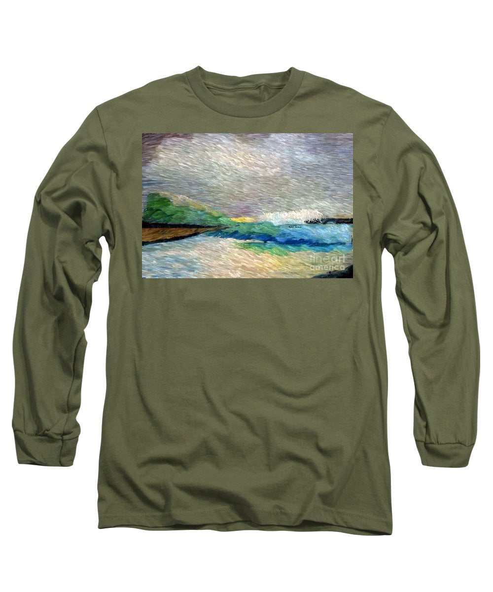 Long Sleeve T-Shirt - Abstract Landscape 1525