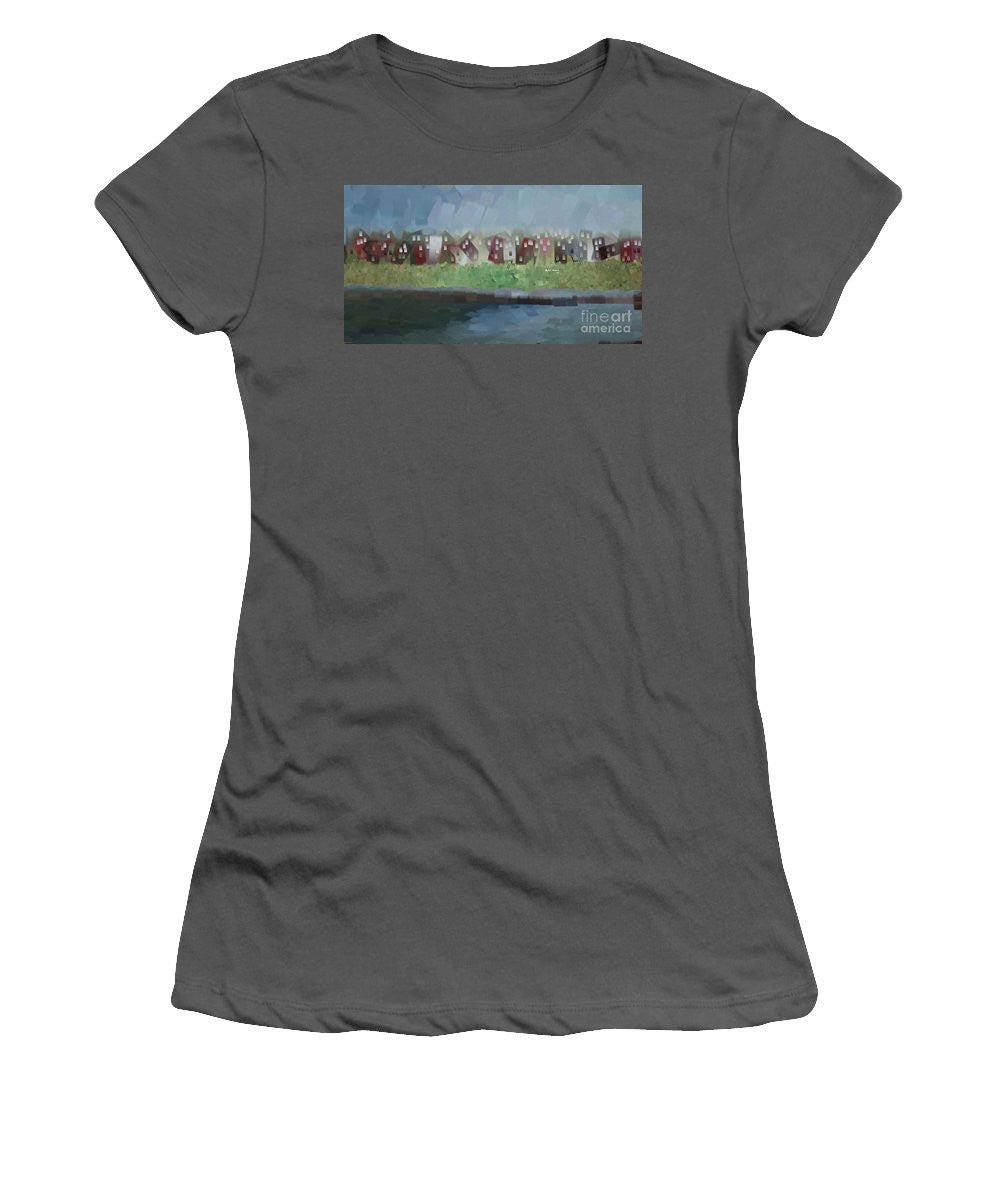 Baseball T-Shirt - Abstract Landscape 1526