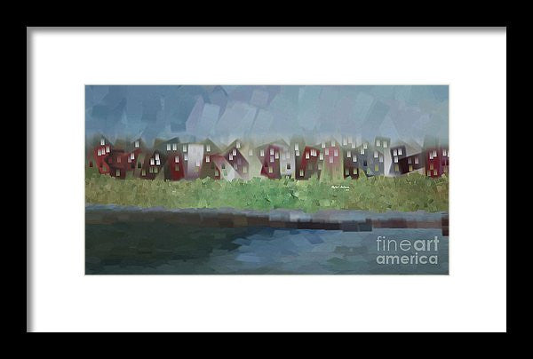 Framed Print - Abstract Landscape 1526