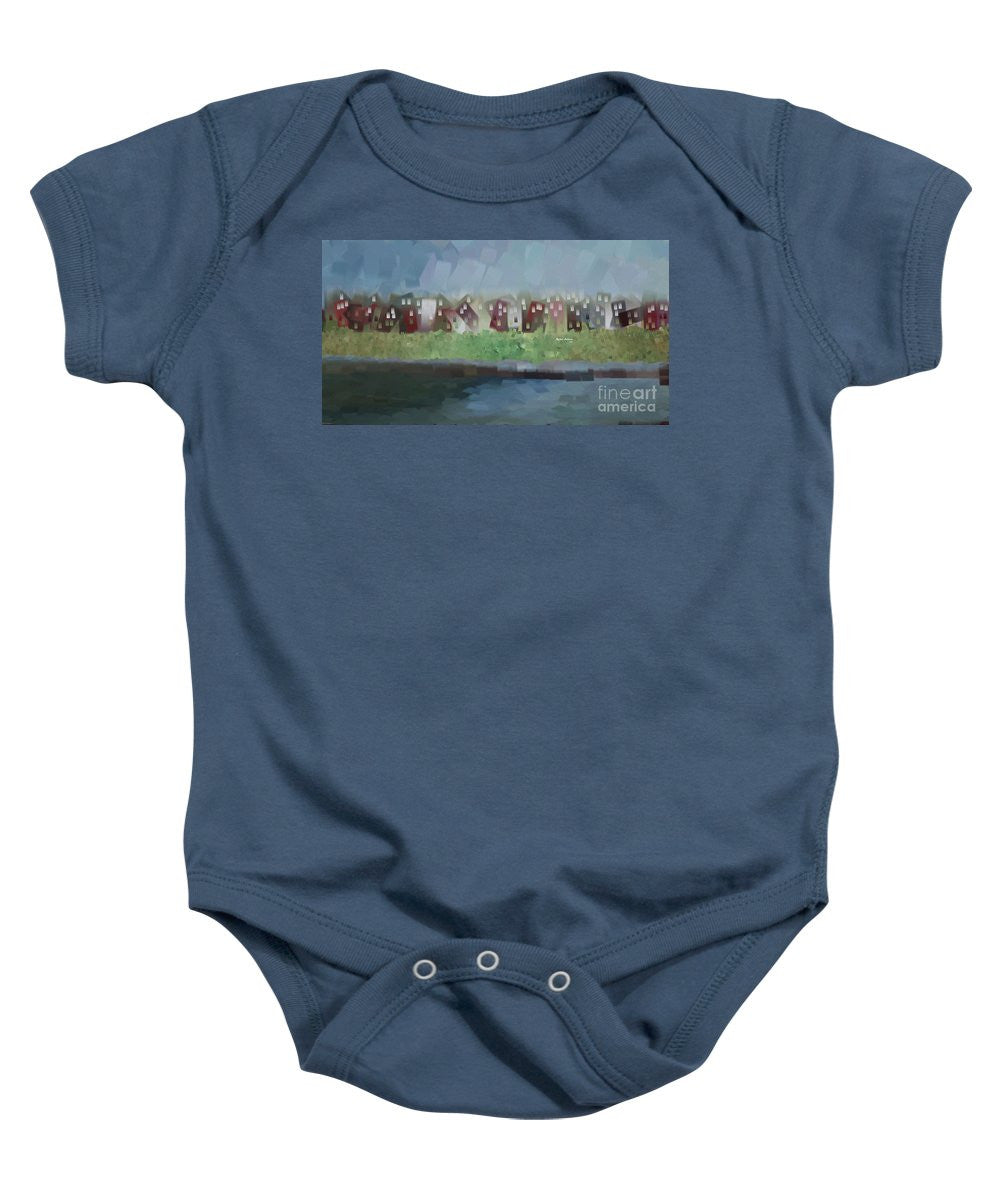 Baby Onesie - Abstract Landscape 1526