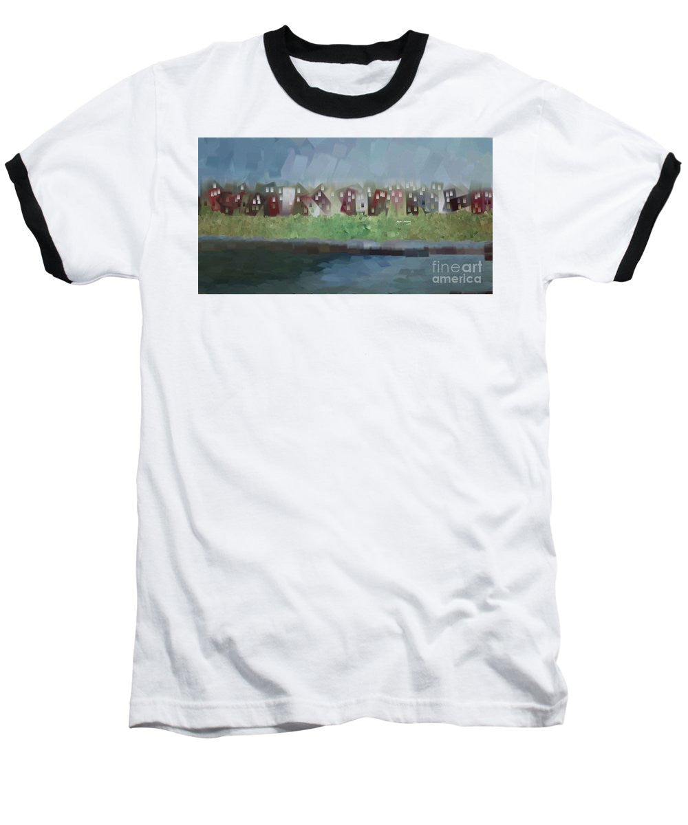 Baseball T-Shirt - Abstract Landscape 1526