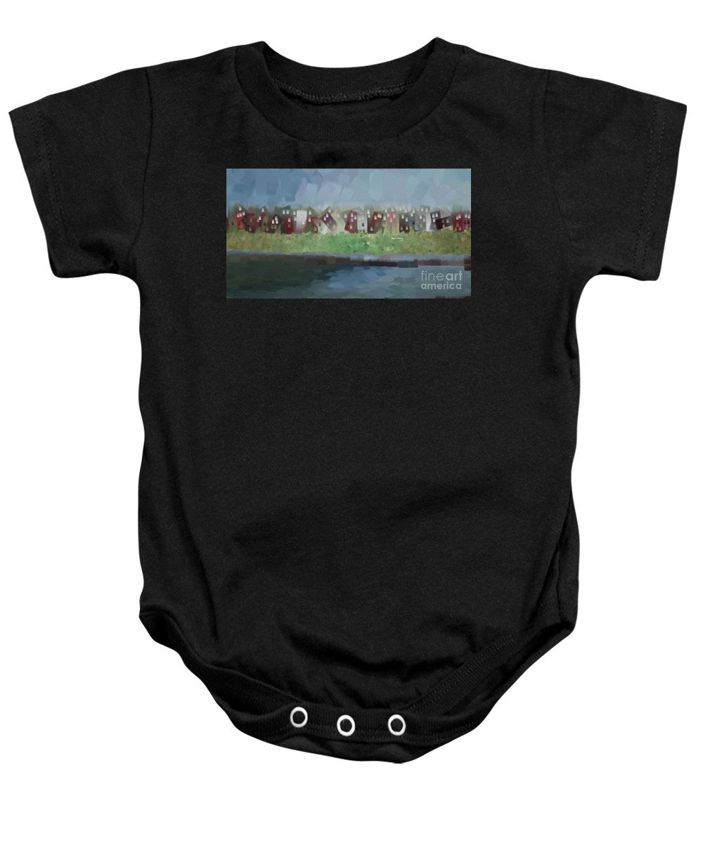 Baby Onesie - Abstract Landscape 1526