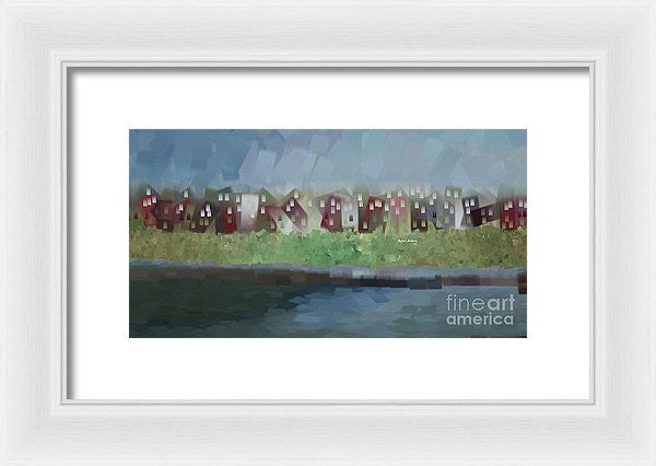 Framed Print - Abstract Landscape 1526