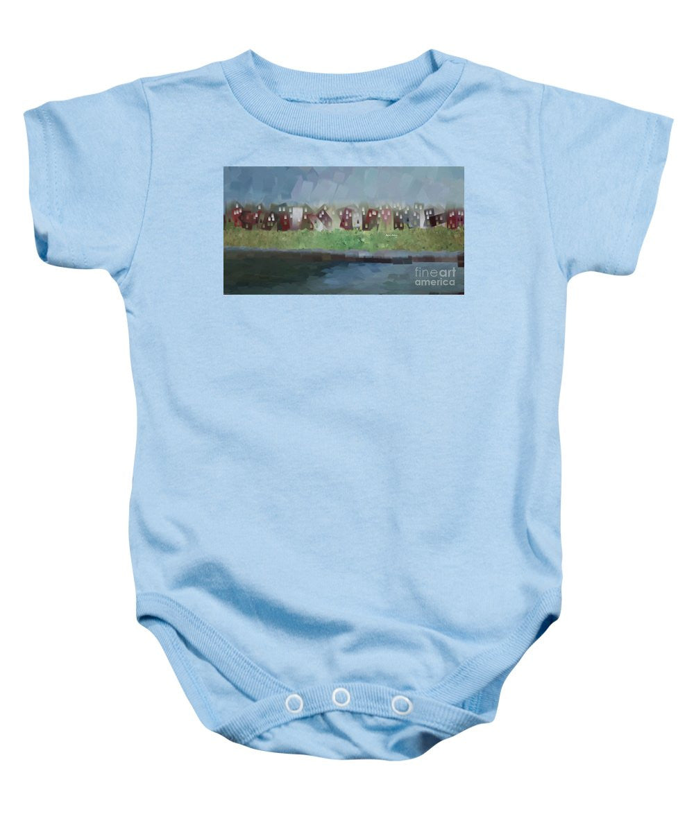 Baby Onesie - Abstract Landscape 1526