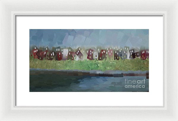 Framed Print - Abstract Landscape 1526